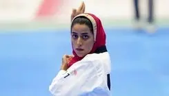 مریم خدابنده نقره‌ای شد