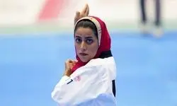 مریم خدابنده نقره‌ای شد