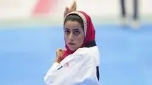 مریم خدابنده نقره‌ای شد