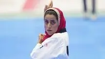 مریم خدابنده نقره‌ای شد