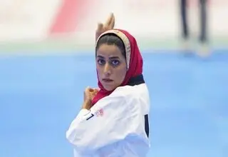 مریم خدابنده نقره‌ای شد