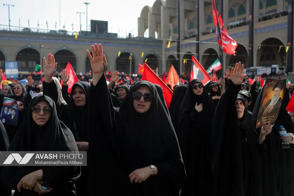 مراسم وداع با رهبر شهید انقلاب