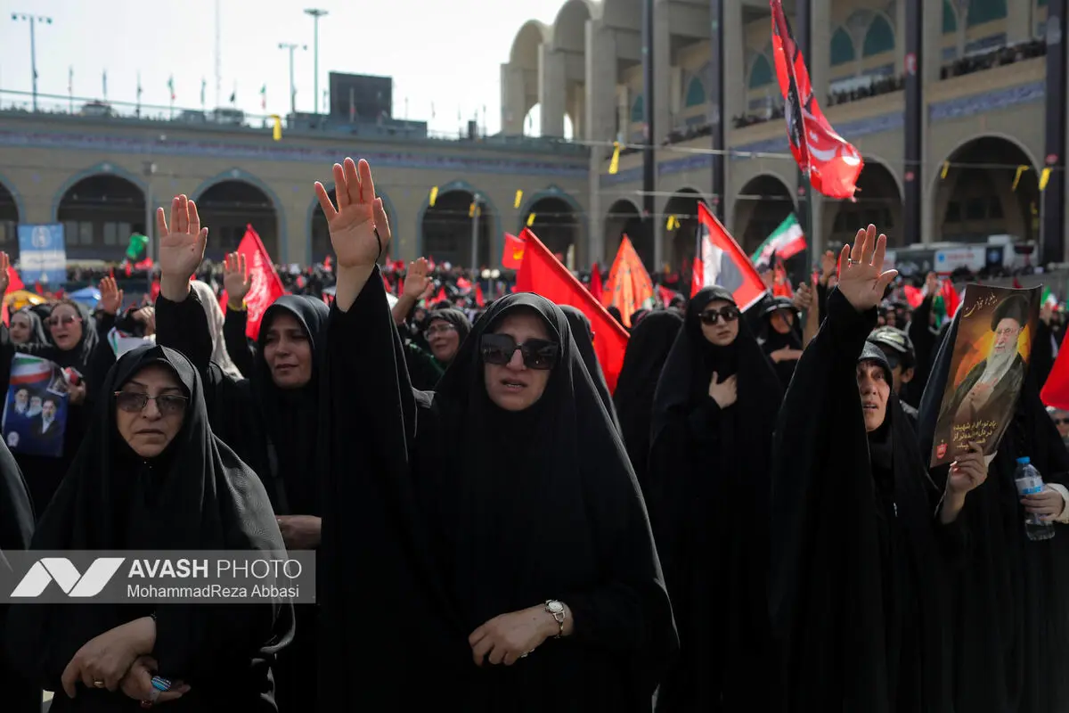 مراسم وداع با رهبر شهید انقلاب
