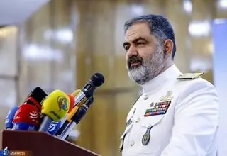 دریادار ایرانی: امنیت خزر باید به‌دست کشورهای ساحلی تأمین شود