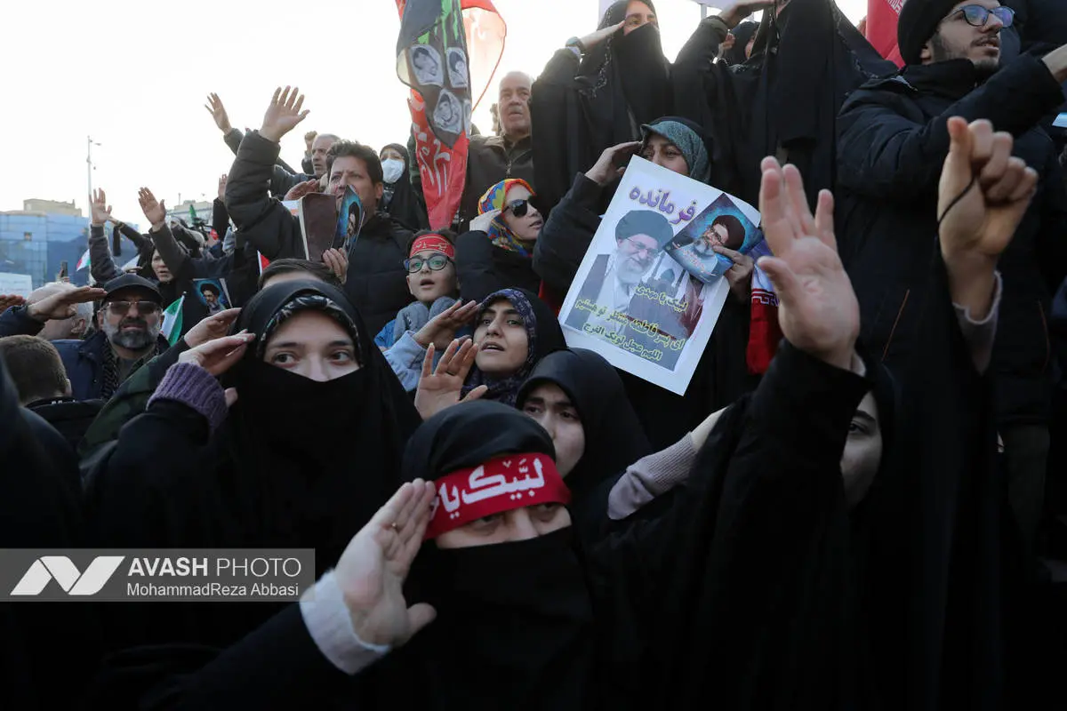 بازتاب تجمع بزرگ مردم ایران