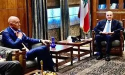دیدار نبیه بری با فرستاده آمریکا 