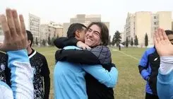 رامین رضاییان در آغوش ساپینتو