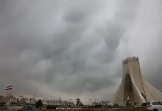 هشدار هواشناسی نسبت به بارش باران و وزش باد شدید در تهران