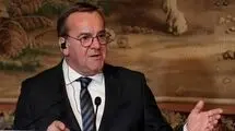 وزیر دفاع آلمان، ترامپ را مسئول بسته شدن تنگه هرمز دانست
