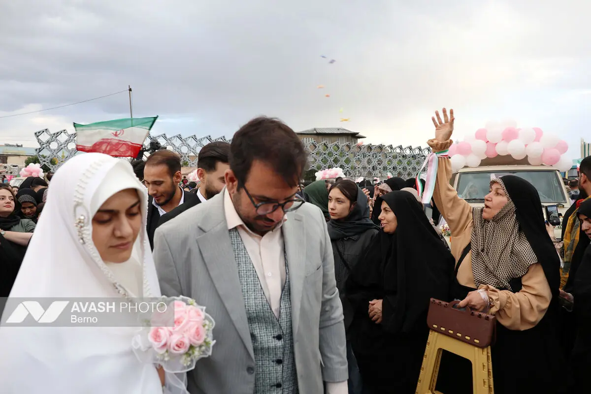 جشن پیوند آسمانی زوج‌های جان‌فدای ایران