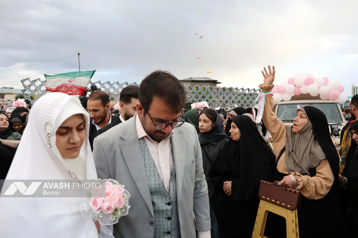 جشن پیوند آسمانی زوج‌های جان‌فدای ایران