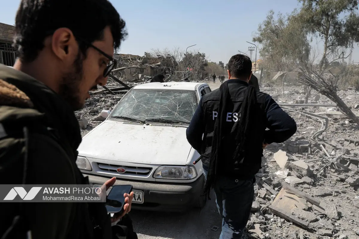 خسارات ناشی از تجاوز هوایی آمریکا و رژیم صهیونیستی به ایران - تهران /  ۱۴ اسفند ۱۴۰۴