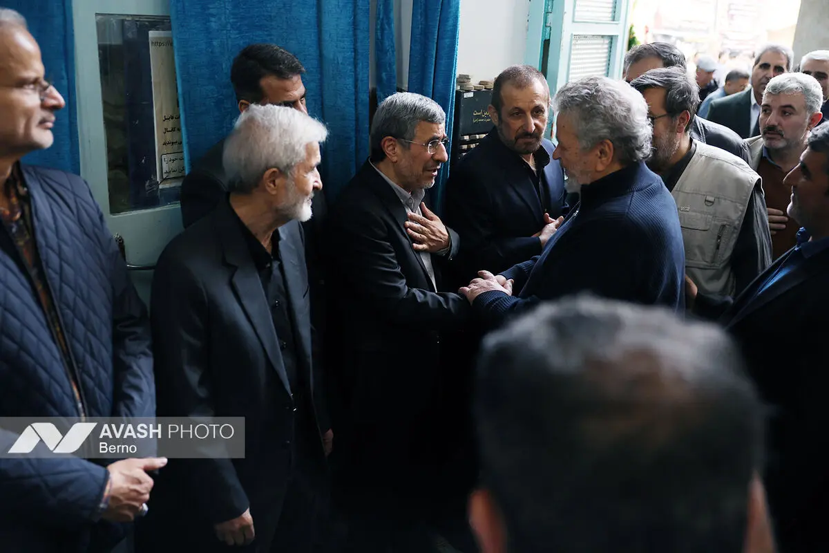 مراسم یادبود زرین احمدی‌نژاد در مسجد جامع نارمک