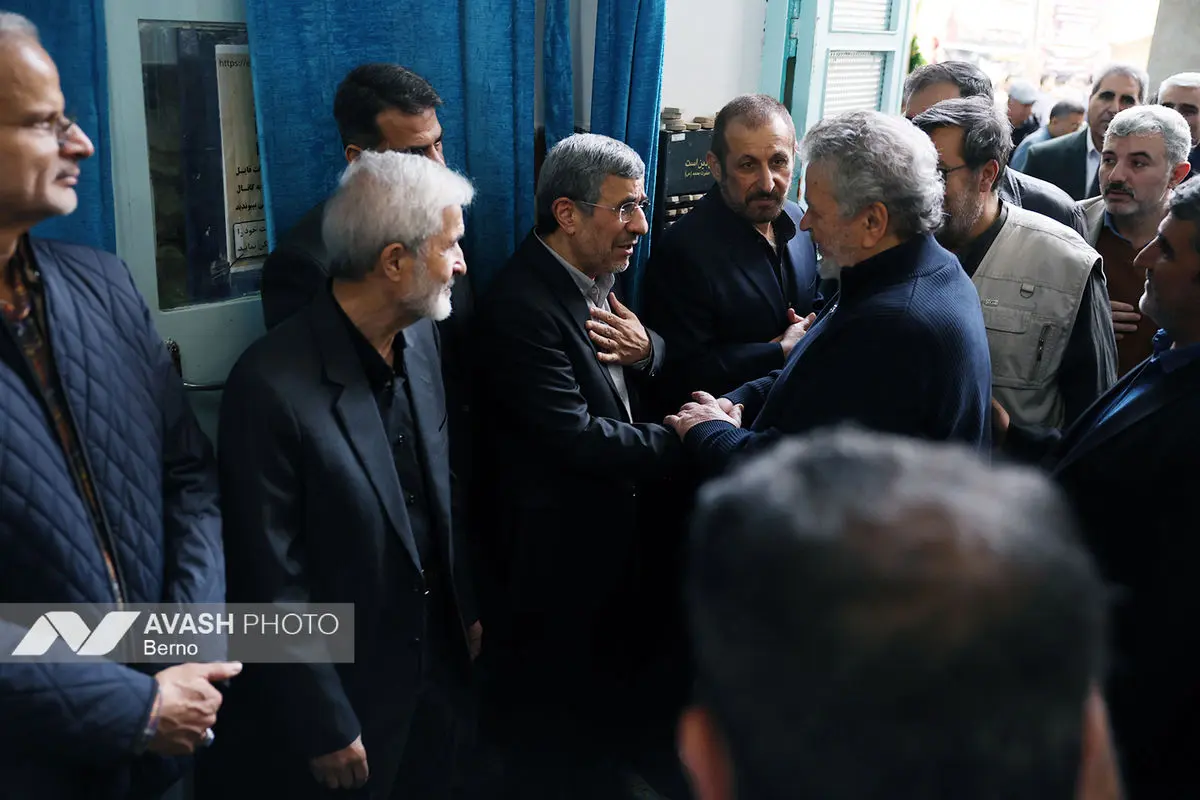 مراسم یادبود زرین احمدی‌نژاد در مسجد جامع نارمک