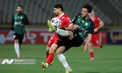 دیدار تیم های فوتبال  پرسپولیس تهران و خیبر خرم آباد