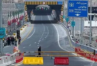 ممنوعیت تردد در آزادراه تهران–شمال و جاده چالوس