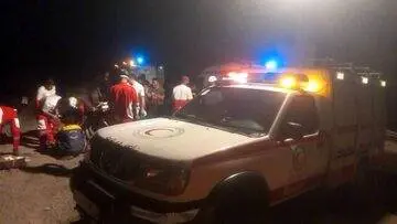 واژگونی اتوبوس حامل اتباع افغان ۴۸ مصدوم برجای گذاشت