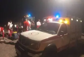 واژگونی اتوبوس حامل اتباع افغان ۴۸ مصدوم برجای گذاشت