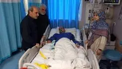 پیمان جبلی به عیادت همکارانش رفت
