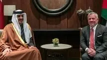 تاکید امیر قطر و پادشاه اردن بر توقف تنش در منطقه