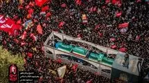 پیکر مطهر رهبر شهید به حرم رضوی رسید