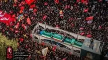 پیکر مطهر رهبر شهید به حرم رضوی رسید