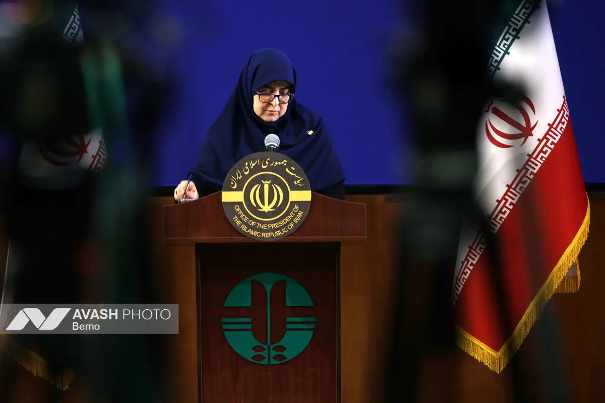 نشست خبری سخنگوی دولت