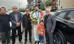 استقبال آملی‌ها از مدال آور ووشو بازی‌های آسیایی