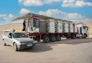استقرار جایگاه سیار CNG در مرز بین‌المللی خسروی