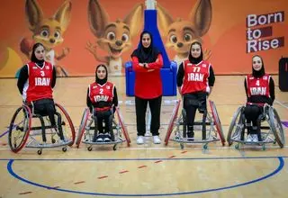 امیدواری سرمربی تیم بسکتبال با ویلچر سه نفره دختران به قهرمانی