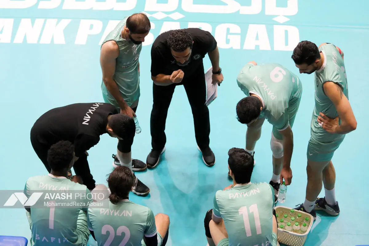 دیدار تیم های والیبال پیکان تهران و رازین پلیمر