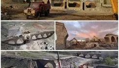 بازگشایی محور ریلی میانه - زنجان در کمتر از پنج روز