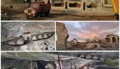 بازگشایی محور ریلی میانه - زنجان در کمتر از پنج روز