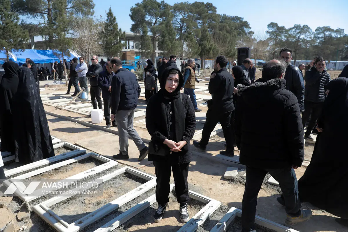 وداع با پیکر شهدای حملات صهیونی-آمریکایی