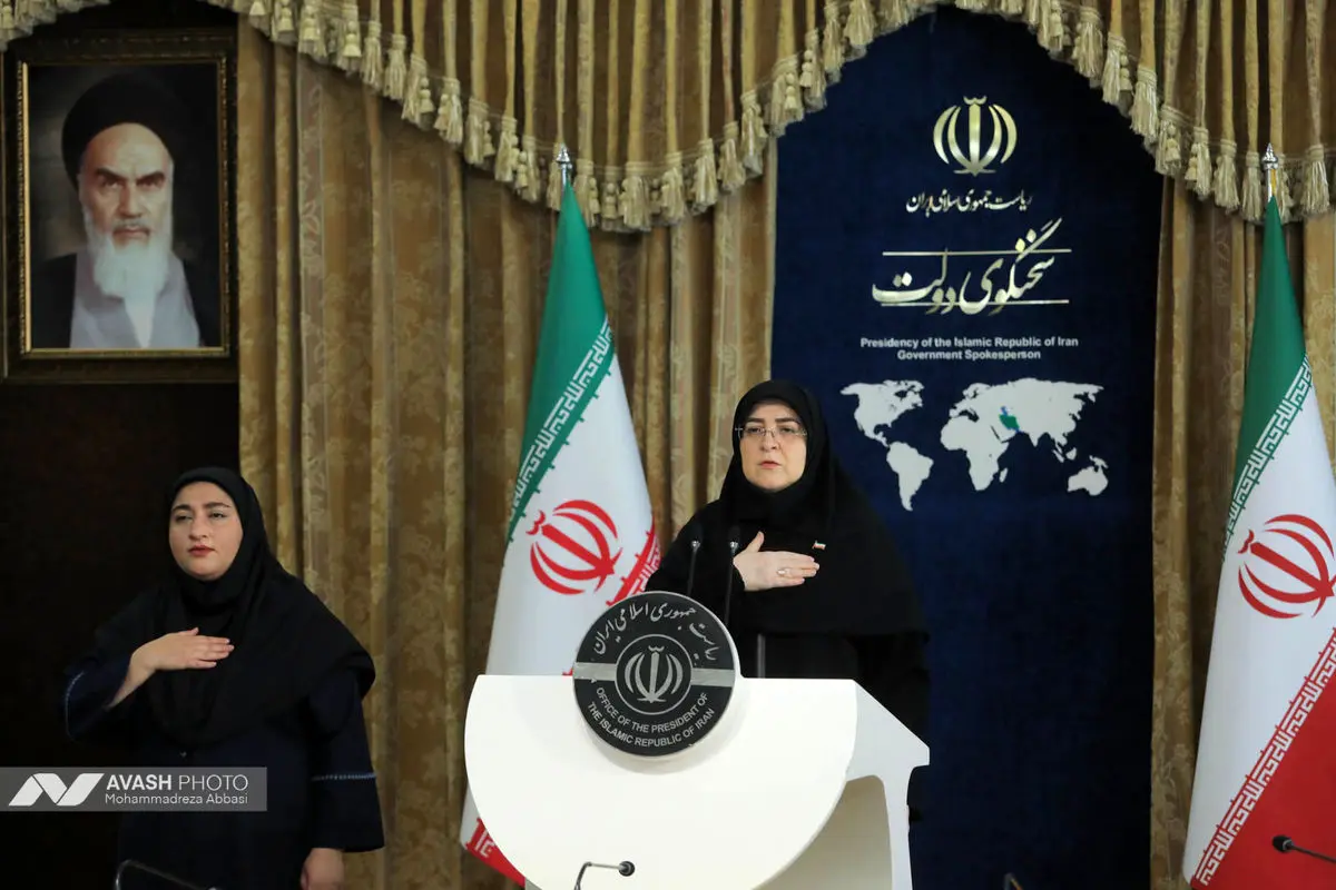 نشست خبری سخنگوی دولت