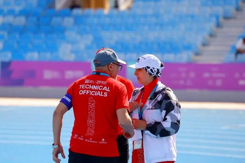 قضاوت داور بین‌المللی کشورمان در مسابقات دوومیدانی