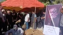 وداع با «سعید مظفری‌» در قطعه هنرمندان