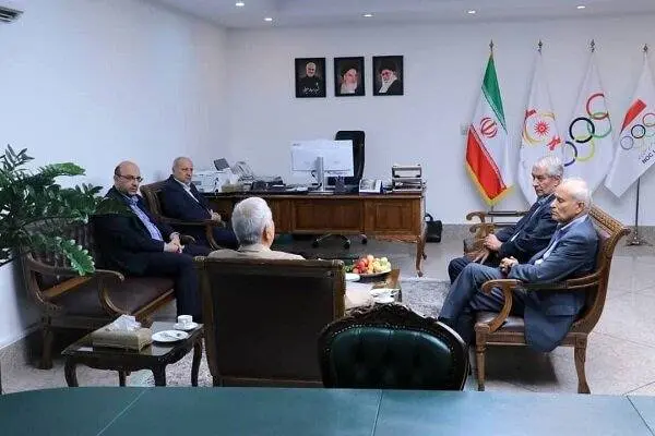نشست مهدی علینژاد با دبیران کل سابق کمیته ملی المپیک