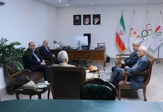 نشست مهدی علی‌نژاد با دبیران کل سابق کمیته ملی المپیک