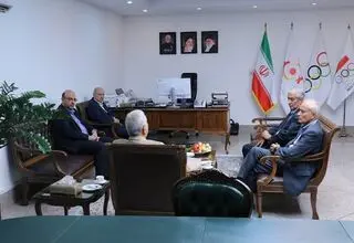 نشست مهدی علی‌نژاد با دبیران کل سابق کمیته ملی المپیک