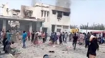 تصاویر هوایی از مدرسه میناب پس از حمله آمریکا