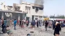 تصاویر هوایی از مدرسه میناب پس از حمله آمریکا