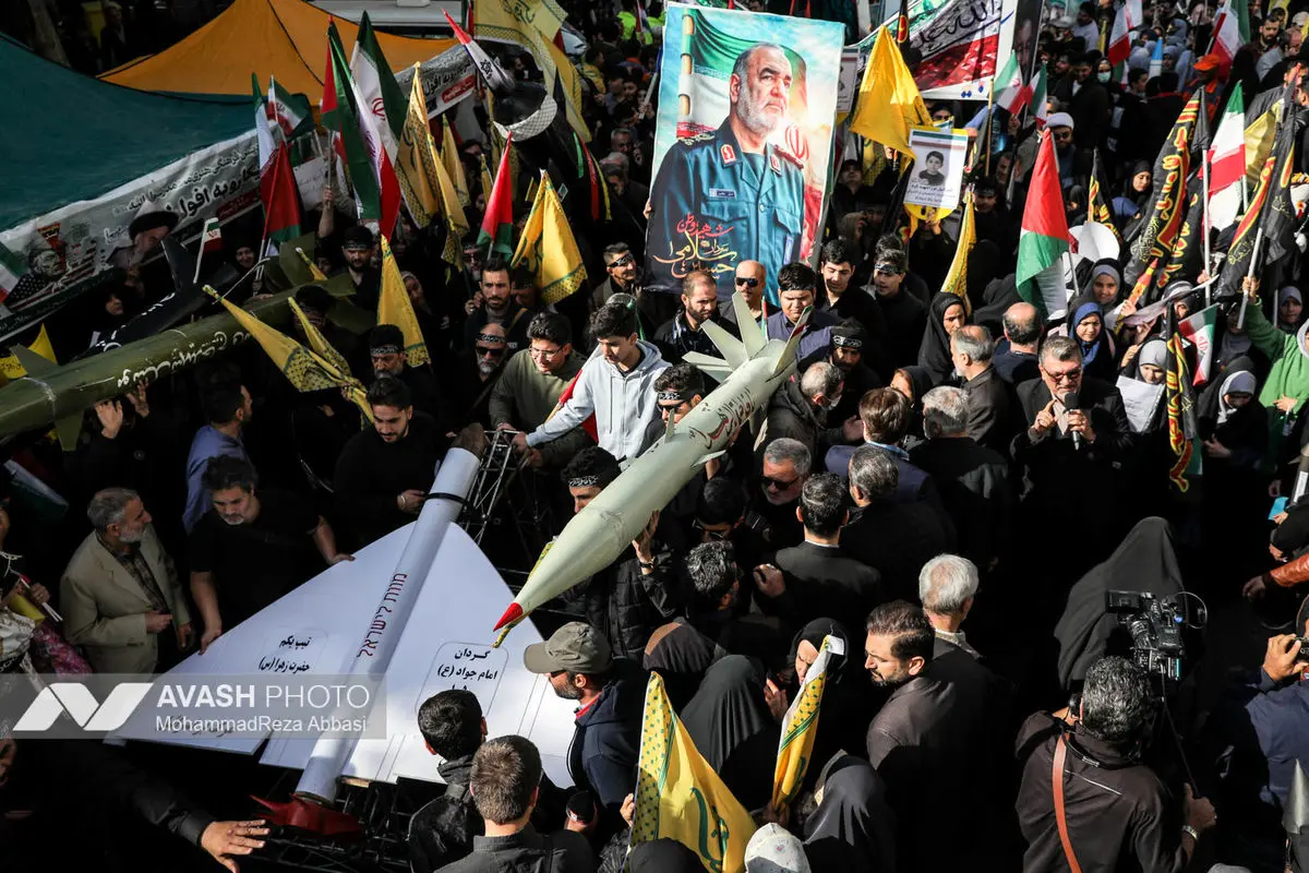 راهپیمایی گرامیداشت روز ۱۳ آبان - تهران