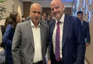 پیام تبریک رئیس و دبیرکل فیفا به تاج
