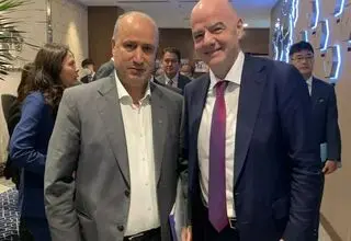 پیام تبریک رئیس و دبیرکل فیفا به تاج