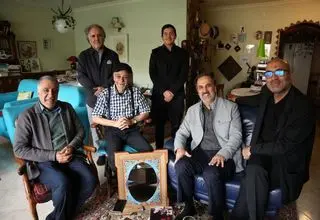 دیدار معاون هنری با رضا بابک در روز جهانی تئاتر