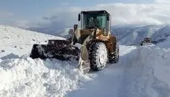 ارتفاع برف در این مناطق به ۲ متر رسید