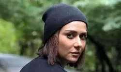 در پشت صحنه فیلم سینمایی «بن‌سای» پریناز ایزدیار و شروین حاجی‌پور +عکس