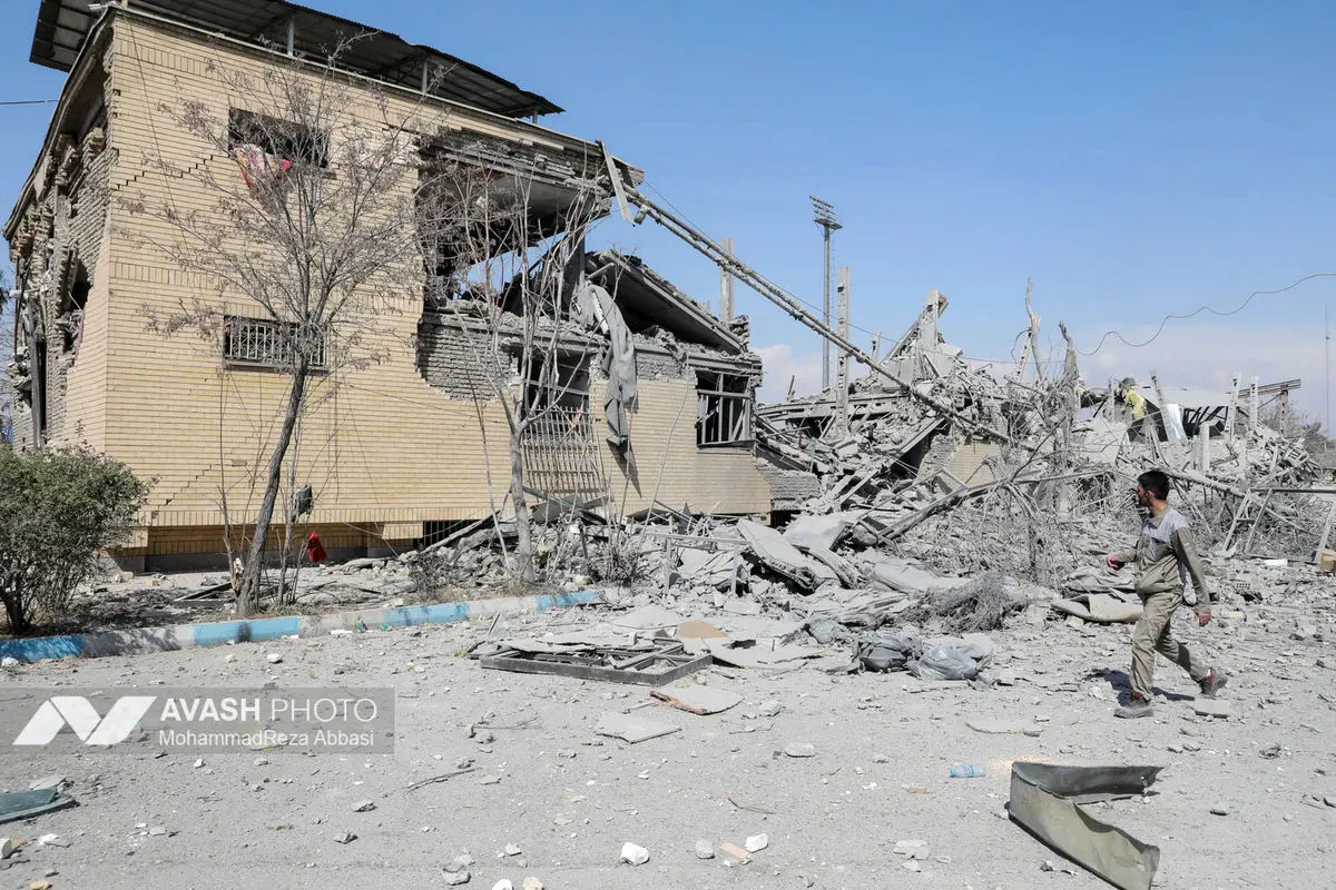 خسارات ناشی از تجاوز هوایی آمریکا و رژیم صهیونیستی به ایران - تهران /  ۱۴ اسفند ۱۴۰۴