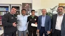 نابغه تنیس روی میز ایران به دیدار علیرضا دبیر رفت